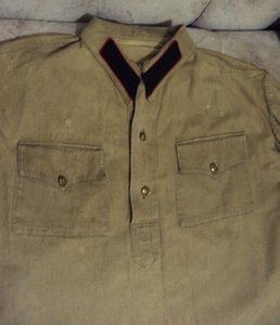 3 гимнастёрки РККА, форма матроса, пограничник