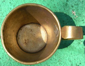 Кружка.Латунь.