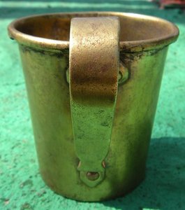 Кружка.Латунь.