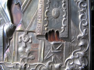 Николай чудотворец серебро 1857год