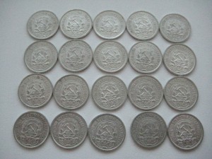 20 монет по 10 коп 1922-23 годы СОСТОЯНИЕ
