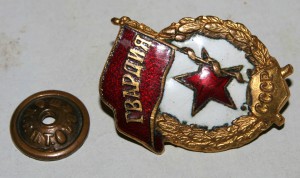 Знаки "Гвардия" 2 шт. БОЕВЫЕ
