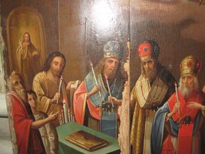 Икона с неизвестным сюжетом.