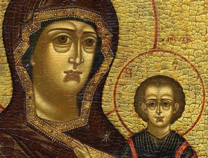 Одигитрия (Смоленская) со Святым Духом, 19 век