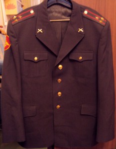 Мундир полковника РФ, погоны майора ВДВ и эмблемы