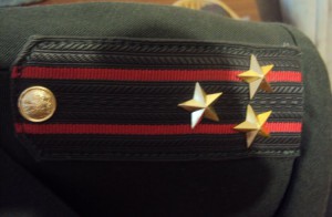 Мундир полковника РФ, погоны майора ВДВ и эмблемы