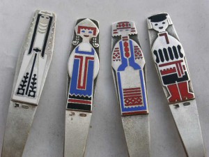 Ложки чайные, эмаль.