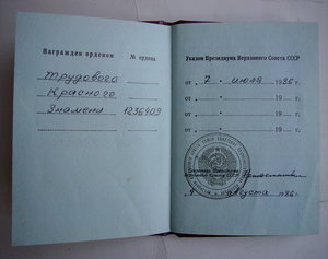 Трудовой комплект с доками