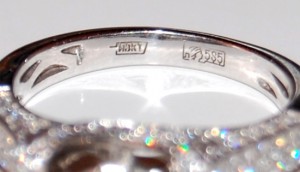 Кольцо с бриллиантами