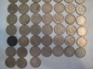 20,15 и 10 коп до 1961 г. 511 шт.