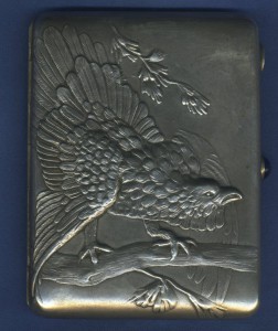 Портсигар.Серебро 875пр(169гр)