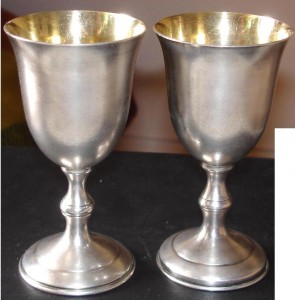 Две рюмки. Серебро 875 пр.
