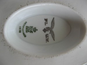 Блюдо - соусница. 1938г. Состояние.