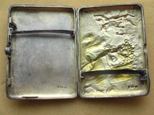 Портсигар подарочный Милиционеру 1926год.