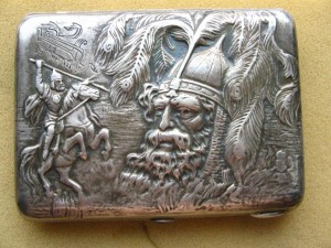 Портсигар подарочный Милиционеру 1926год.