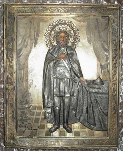 Св. князь Александр Невский (венец эмалевый)