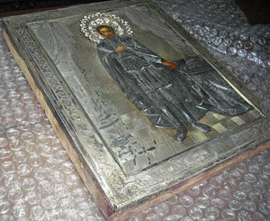 Св. князь Александр Невский (венец эмалевый)