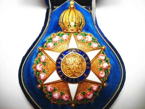Бразильская  звезда ордена РОЗ в золоте !!!