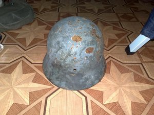 Каска М-35 клеймо EF 66