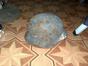 Каска М-35 клеймо EF 66