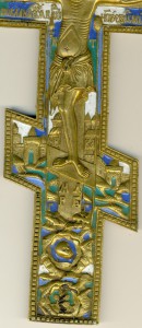 Красивый крест в эмалях-(Огромный)