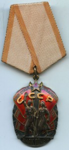 Знак Почёта 694210 с документом.