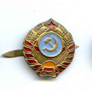 Петличный знак сотрудника милиции