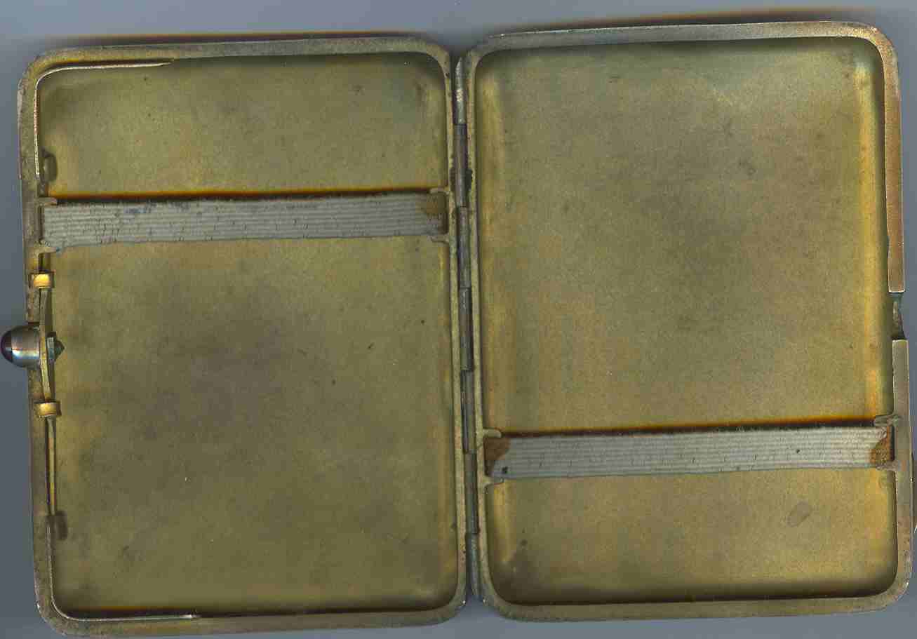 Портсигар серебро