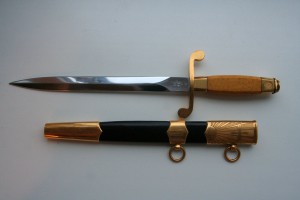 Кортик авиационный (ВВС), 1957 год., ЗиК, родная позолота