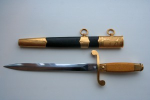 Кортик авиационный (ВВС), 1957 год., ЗиК, родная позолота