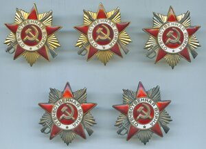 Пять Первых Отечек, Юбилейки.