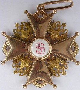 Станислав I ст. до 1898 года АК, с лентой