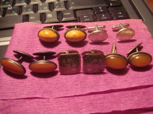 Запонки, 5 пар