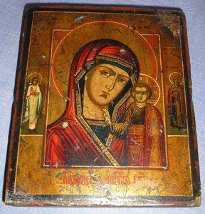 Икона Казанской Богородицы.