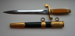 Кортик общевойсковой СССР, 1955 год., ЗиК, родная позолота