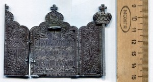 Складень (серебро без клейм).