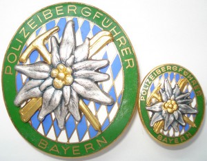 Малый знак "Polizeibergfuhrer Bayern"