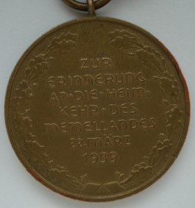 Memellandmedaille